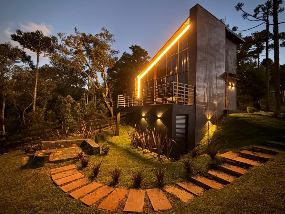 Chalé Black Stone em Urubici, SC — vista externa
